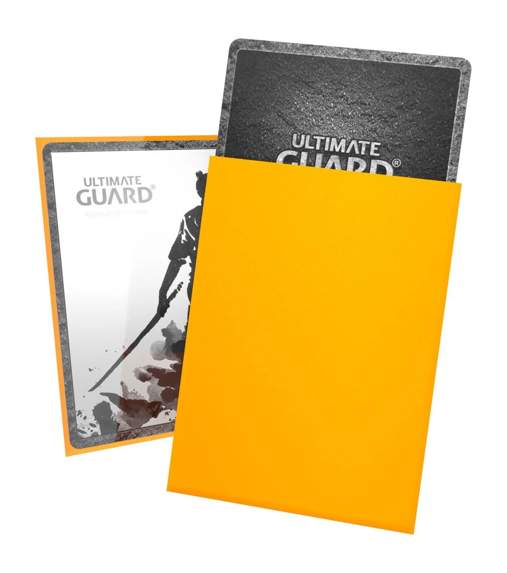 Ultimate Guard Katana Sleeves Standard Size 66 x 91 mm (100 Sleeves) - Yellow